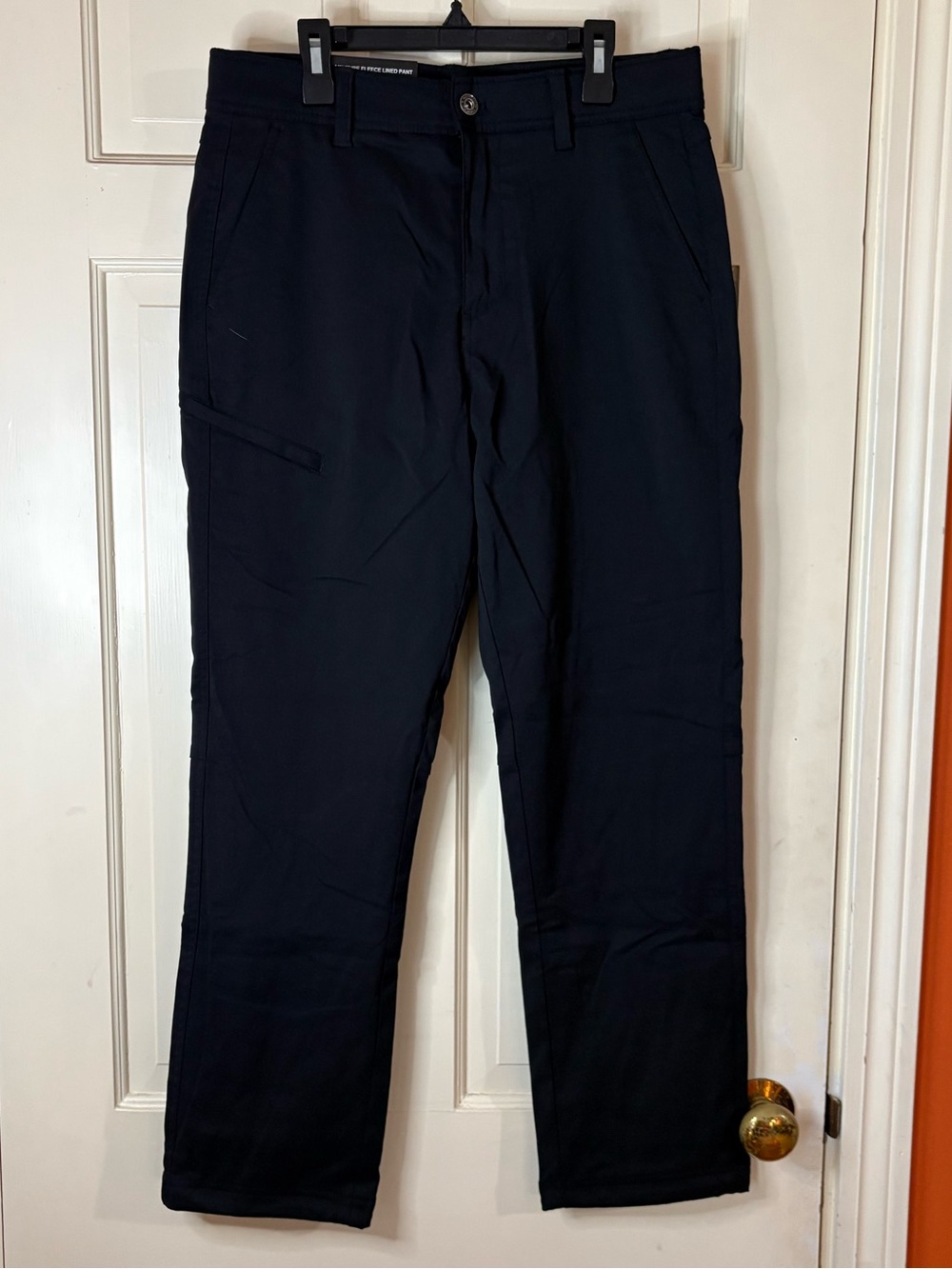 Gerry Venture Fleece Lined Pants, Black, Men’s 30x30, Zip Pockets, Warm, NEW